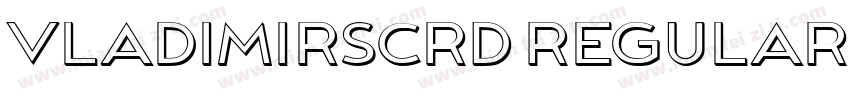 VladimirScrD Regular字体转换
